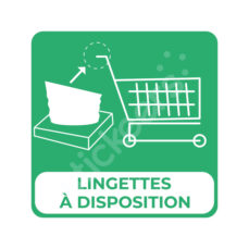 Sticker « Lingettes à disposition »