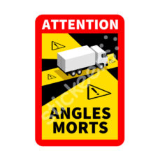 Sticker « Attention, angles morts » Camion, Poids lourds