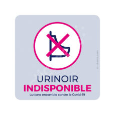 Sticker « Urinoir indisponible »