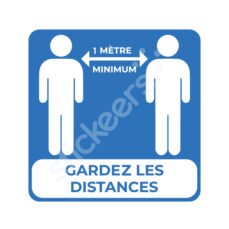 Sticker « Gardez les distances » 1 mètre