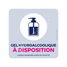 Sticker « Gel Hydroalcoolique à disposition » v2