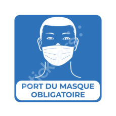 Sticker « Port du masque obligatoire »